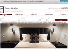 Tablet Screenshot of mysquareviewinn.com
